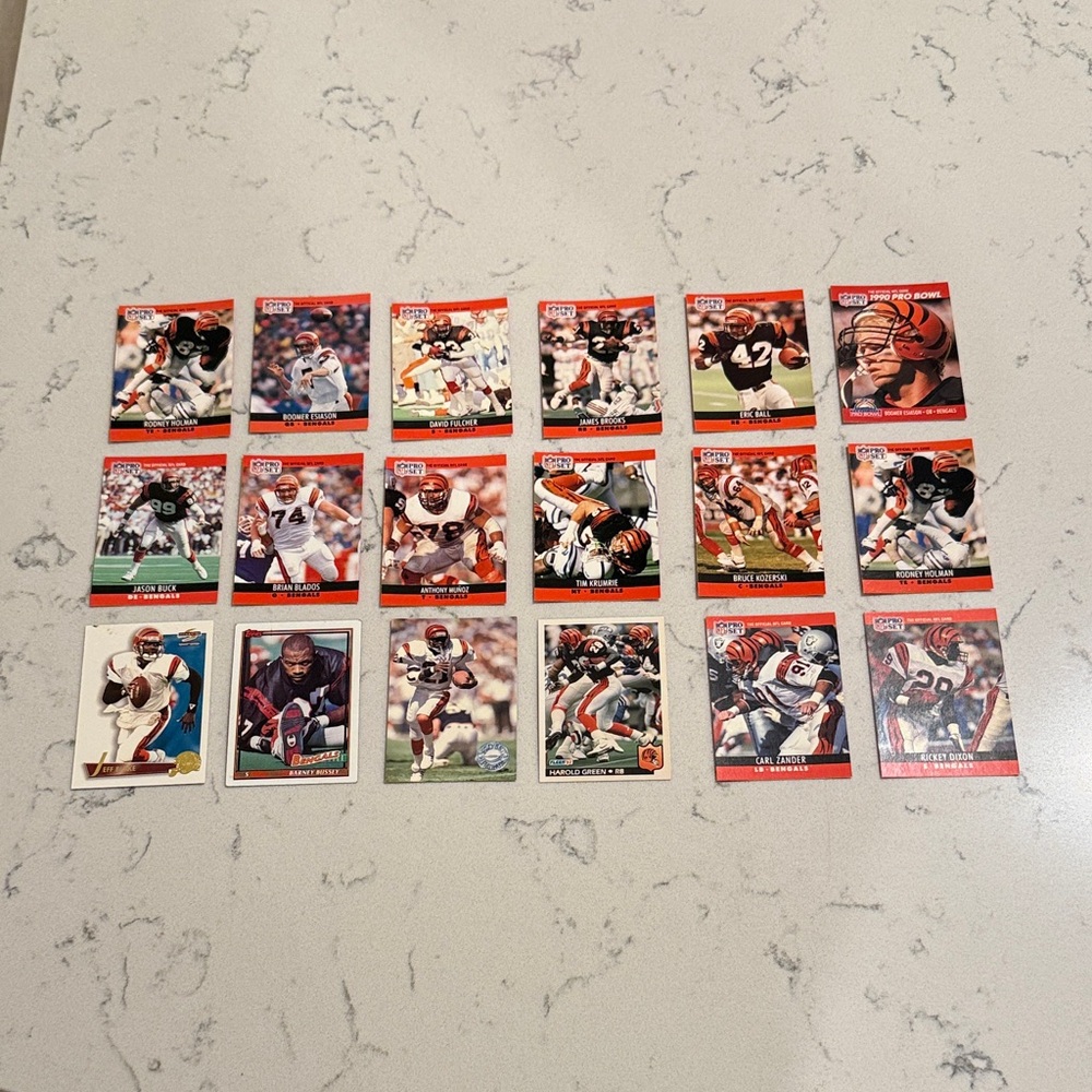 Cincinnati Bengals Football Card Bundle